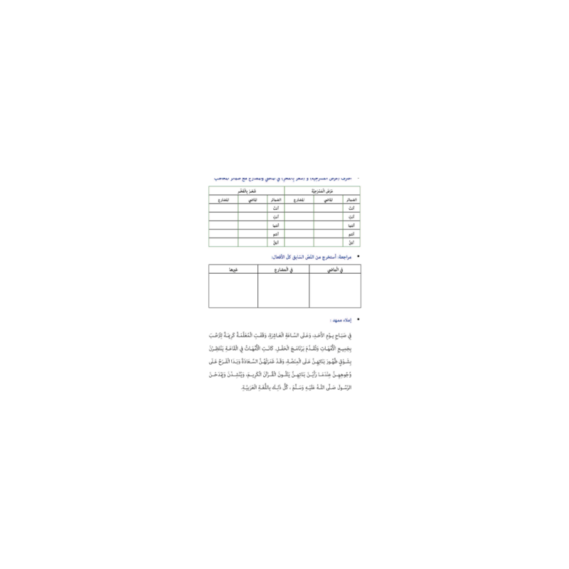 Apprends la langue arabe - Secondaire Niveau 1...