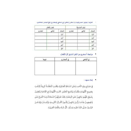 Apprends la langue arabe - Secondaire Niveau 1...
