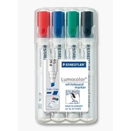 BOITE DE 5 ETUIS 4 MARQUEURS BISEAUTÉE (STAEDTLER)