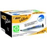 MARQUEURS BIC VELLEDA 1751 NOIR POINTE BISEAUTEE