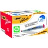 MARQUEURS BIC VELLEDA 1751 ROUGE POINTE BISEAUTEE