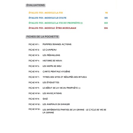 Pochette de l'élève  niveau 2 ( AG2 )