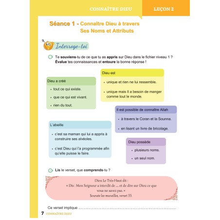 Pochette de l'élève  niveau 2 ( AG2 )