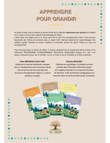 APPRENDRE POUR GRANDIR  Niveau 6 2