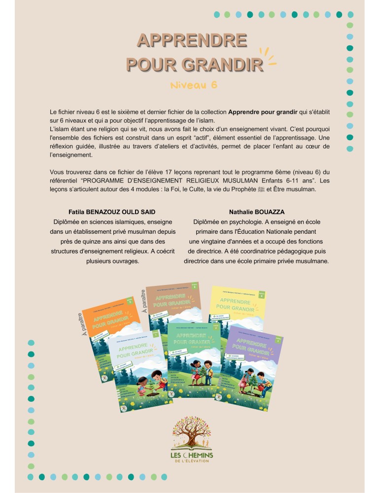 Apprendre pour grandir - Pochette Complète...
