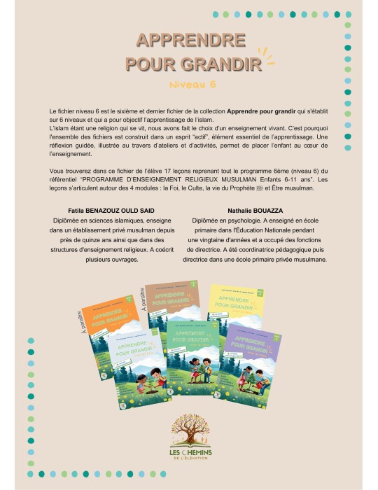 Apprendre pour grandir - Pochette Complète...