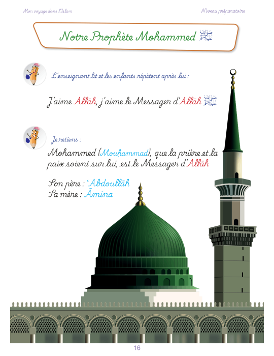 MON VOYAGE DANS L'ISLAM PREPARATOIRE