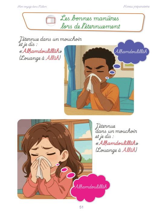 MON VOYAGE DANS L'ISLAM PREPARATOIRE