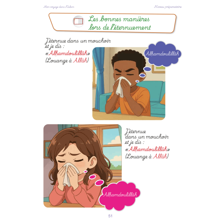 MON VOYAGE DANS L'ISLAM PREPARATOIRE