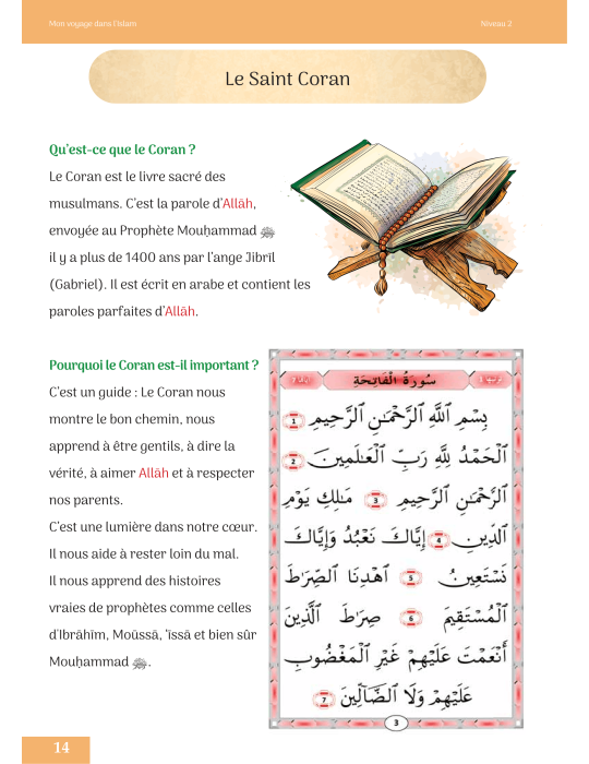 MON VOYAGE DANS L'ISLAM NIVEAU 2