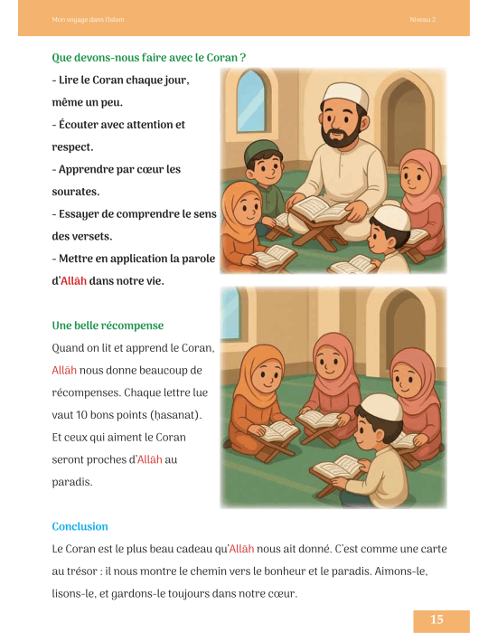 MON VOYAGE DANS L'ISLAM NIVEAU 2