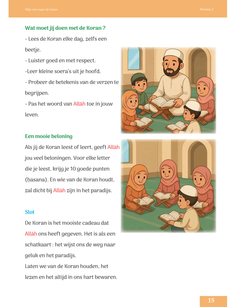 MIN REIS NAAR DE ISLAM NIVEAU 2