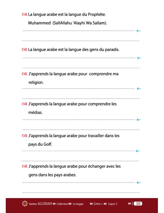 LECTURE ET EXERCICES NIVEAU 4 LP4 (LA HUPPE)